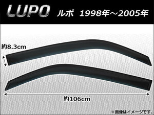 サイドバイザー フォルクスワーゲン ルポ 1998年～2005年 AP-SVTH-VW09 入数：1セット(2枚)