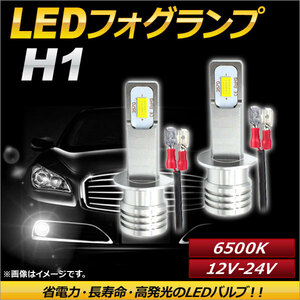 AP LEDフォグランプ H1 6500k ホワイト ハイパワー 12-24V AP-LB084-WH 入数：1セット(左右)