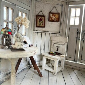 ゜。*kaiju*。゜ ＊パリのひみつのアトリエ＊ ガゼボ 八角形 doll house 家具 1/6 ドールハウス ブライス ミニチュア miniatureの画像4