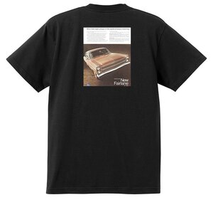 アドバタイジング フォード Ｔシャツ 730 黒 1969 サンダーバード トリノ フェアレーン マスタング シェルビー