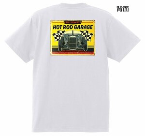 ティンサインＴシャツ 白 A65 ホットロッド ローライダー アメ車 フォード 1929 1930 1931 1932 デュースクーペ *