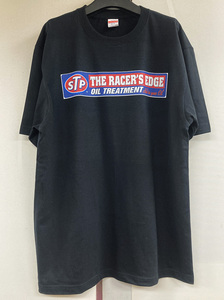 STP レーシング Ｔシャツ 黒 モーターオイル H49 (M現) アメ車 バイカー モーターサイクル 旧車 街道レーサー 族車 昭和