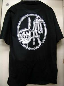  Mu laruB серия * Lowrider футболка чёрный bo-nzLA новый товар gang hip-hop блокировка Skull 