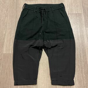 HA517 MUSE クロップドパンツ size1 black ショートパンツ M14W-PT2