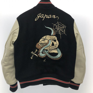 【中古】東洋　WHITESVILLE×TAILOR TOYO AWARD JACKET　36　WV14906　スタジャン　トーヨー[240066122333]