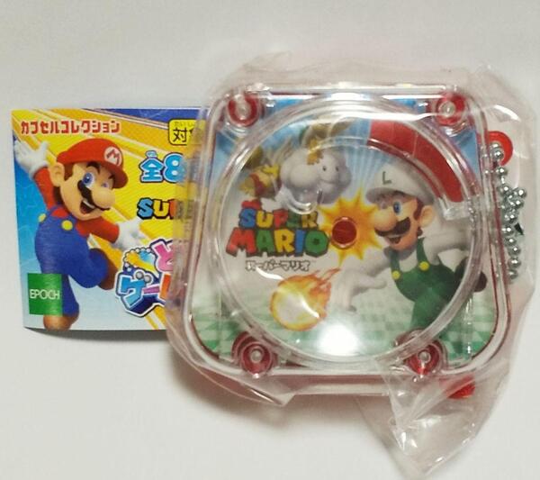 スーパーマリオ どこでもゲームコレクション ぐるぐるショット・クリアレッド (袋未開封) エポック