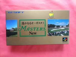 スーパーファミコン 遥かなるオーガスタ３ MASTERS　SFC　説明書あり