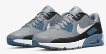 送料無料 即決 25cm●NIKE AIR MAX 90 G ナイキ エア マックス 90 ゴルフ グレー 青 CU9978-004 パーティクル グレー _画像1