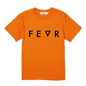 限定色 FEVR フォーエバー■送料込■ブランドロゴ Tシャツ■オレンジ L■サーフィン リバーサル 10feet ロンハーマン volcom rvca hurley