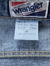 Wrangler USA　中古　90’sビンテージデニム ジーンズ　日本製　肉厚コットン　超ビッグサイズ　ウエスト101㎝_画像9