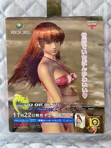 【非売品 スイングPOPのみ】《1点物》DEAD OR ALIVE XTREME2【2006年製 未使用品 告知 販促】デッド オア アライブ エクストリーム 2 DOAX2