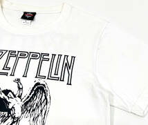2010s LED ZEPPELIN S/S Tee M White 半袖Tシャツ レッドツェッペリン バンド ロック ホワイト 白 両面プリント_画像7