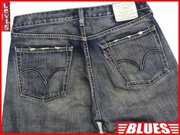 即決★リーバイス503★W31 ホワイトパッケージ ジーンズ Levis メンズ 限定 パッチ デニム ストレート パンツ ボトムス ビンテージ加工