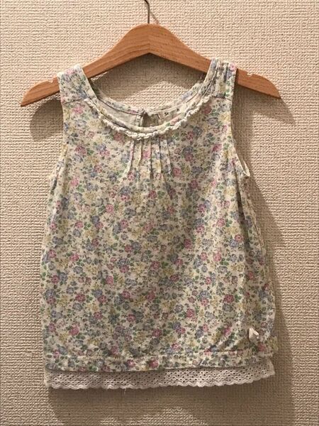 【女の子110cm】セラフ　花柄　タンクトップ