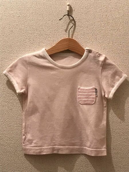 【女の子80cm】コムサデモード　Tシャツ ピンク