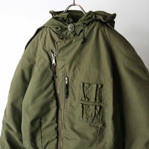 80s カナダ軍 タンカース モーターサイクル ジャケット size5 M / 1983 ヴィンテージ 短丈 ARMY ライダース