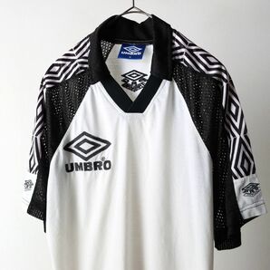 90s UMBRO アンブロ フットボール シャツ M / サッカー オールド ユニフォーム ヴィンテージの画像1