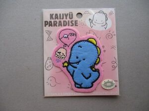 80s KAIJYU PARADISEかいじゅうパラダイス ワッペン/BアップリケSAN-Xパッチ昭和レトロ古いファンシーPATCHパッチかわいいサンエックス S97