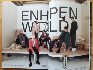 [ENHYPEN エンハイプン] 韓国雑誌切り抜き 特集 18P /2021年