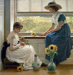 Art hand Auction New Dunlop Leslie Sun and Moon Flowers special technique high-quality print with wooden frame and three major features including photocatalytic processing Special price 1980 yen (shipping included) Buy it now, Artwork, Painting, others