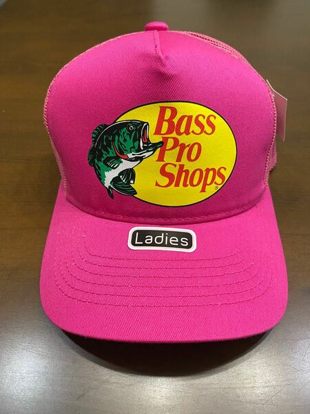 レア☆Bass Pro Shops バスプロショップ メッシュキャップ マゼンタ