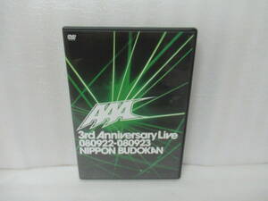 AAA 3rd Anniversary Live 080922-080923 日本武道館(スペシャル盤) [DVD]　　6/1525