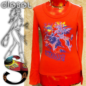  prompt decision *DIESEL* yesterday is orange color. element ..cs*S* old clothes 