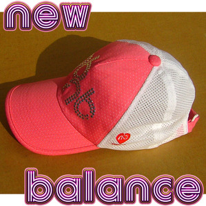 即決■new balance■後頭部が寒いサーモン君cap■■古着