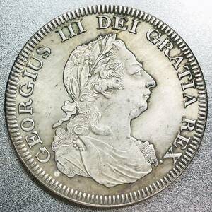 イギリス ジョージ3世 バミューダ 5シリング銀貨 1808年　レプリカコイン