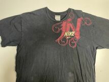 ☆ビッグサイズ US古着 NIKE ナイキ Tシャツ 半袖 プリント ラバープリント ブラック黒【XL】コットン　　　　　　◆3788◆_画像7