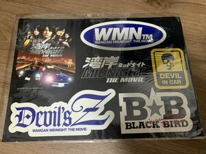 湾岸ミッドナイト WANGAN MIDNIGHT THE MOVIE 悪魔のZ DEVlL IN CAR BLACK BIRD ステッカー japanese sticker