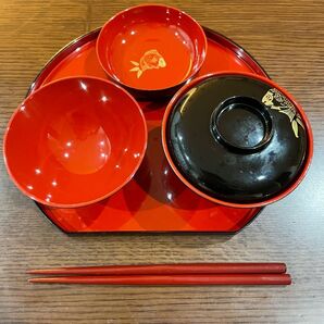 お食い初め食器セット お食い初め食器 一式 塗物 汁椀