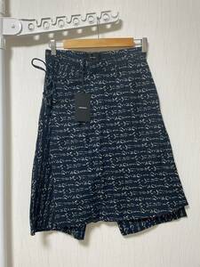 [minus(-)] 20SS 定価35,200 SKIRT SHORTS IROHA いろは スカートショーツ ハーフパンツ 44 ネイビー 日本製 マイナス