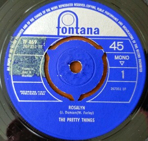 The Pretty Things/Rosalyn・Big Boss Man/英Fontana Org.7