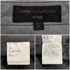 AD2001 田中オム コムデギャルソンオム チェッカーフラッグ ウール スラックス Lサイズ HOMME パンツ 市松模様 VINTAGE archive 3050289の画像4