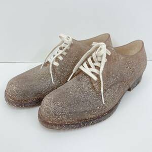 レア melissa × COMME des GARCONS コラボ シューズ 塩化ビニール 24㎝ 特殊素材 コムデギャルソン メリッサ archive 3050202