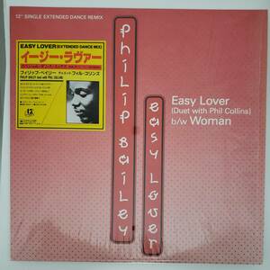 良盤屋◆LP◆フィリップ・ベイリーとフィル・コリンズ/イージー・ラヴァー☆Philip Bailey Duet With Phil Collins/Easy Lover◆P-4509