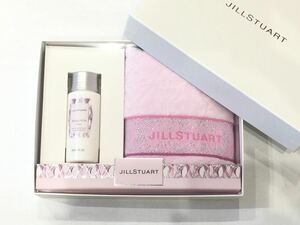 新品　ジルスチュアート　JILL STUART　ハンカチ＆ボディミルク　ギフトBOX入セット　即決