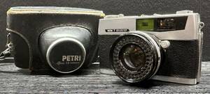 PETRI 7 GREEN-0-MATIC-SYSTEM COLOR CORRECTED SUPER ペトリ + 1.8 4.5cm フィルムカメラ #1786