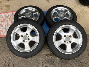 14インチ　6J　OFF　SET 38　ミシュラン　ENERGY SAVER　155／65　R14　9.5部山　フィット　シビック　パオ　ＰＡＯ