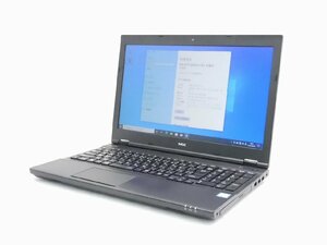 【1円スタート】NEC VersaPro VKM17X-2 PC-VKM17XZG2 Core i5 8350U 1.7Ghz 8GB 256GB(SSD) DVD-ROM 15.6インチ HD Windows10 Pro 64bit