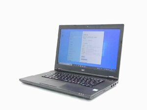 【1円スタート】NEC VersaPro VKM17X-2 VKM17XBGE312SCL Core i5 8350U 1.7Ghz 8GB 500GB(HDD) DVD-ROM 15.6インチ HD Windows10 Pro 64bit