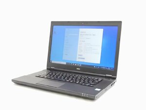 【1円スタート】NEC VersaPro VKM17X-2 VKM17XBGE312SCL Core i5 8350U 1.7Ghz 8GB 500GB(HDD) DVD-ROM 15.6インチ HD Windows10 Pro 64bit