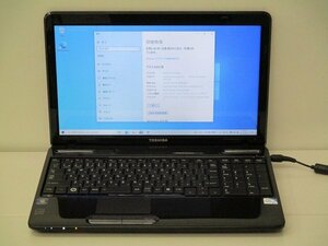 △東芝 dynabook T350/34AB PT35034ASFB Pentium P6100 2Ghz 4GB 320GB(HDD) DVDマルチ 15.6インチ HD 1366×768 Windows 10 Home