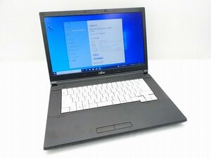 【1円スタート】富士通 LIFEBOOK A576/R FMVA20001 Core i5 6300U 2.4Ghz 8GB 500GB(HDD) 15.6インチ HD (1366×768) Windows10 Pro 64bit