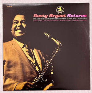 ■1988年 Reissue US盤 Rusty Bryant - Rusty Bryant Returns 12”LP OJC-331 Prestige / Original Jazz Classics