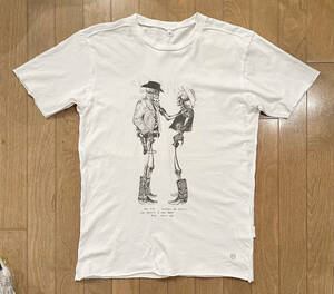 ■AKA SIX simon barker × FRAGMENT “DEAD COWBOYS” Tシャツ WH-S 藤原ヒロシ The Pool Aoyama