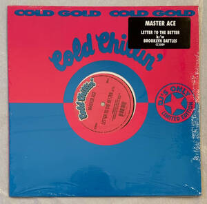 ■1995年 US盤 新品シールド Master Ace - Letter To The Better / Brooklyn Battles 12”EP CC3509 Cold Chillin’