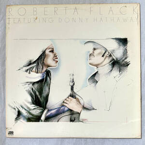 ■1980年 オリジナル US盤 Roberta Flack featuring Donny Hathaway 12”LP SD 16013 Atlantic