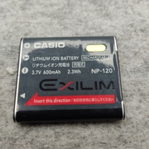 【本物/2個】CASIO NP-120 デジタルカメラ用リチウムイオン電池 【安心のメーカー入荷品！】_画像9